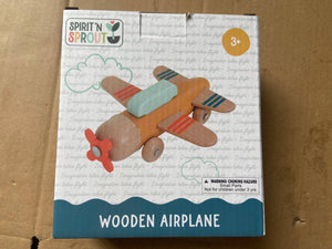 Airplane Toy Gold
