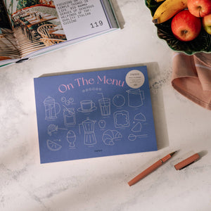 On the Menu Undated Weekly Meal Planner & Grocery List