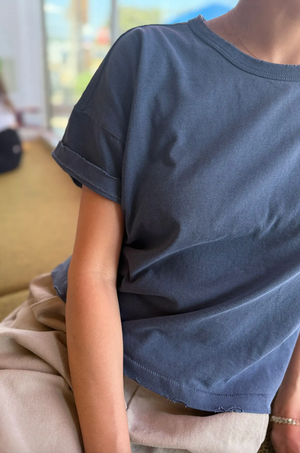 Fille Tee Vintage Navy