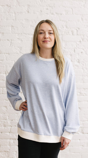 Ranie Top Blue/White