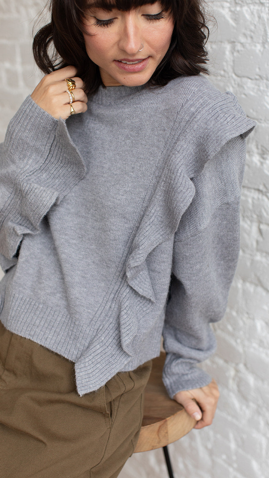 Ryland Ruffle Sweater