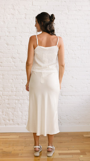 Julia Satin Maxi Skirt