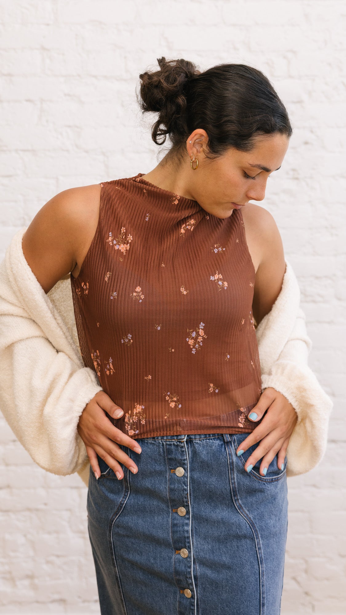 Last Dance High Neck Top