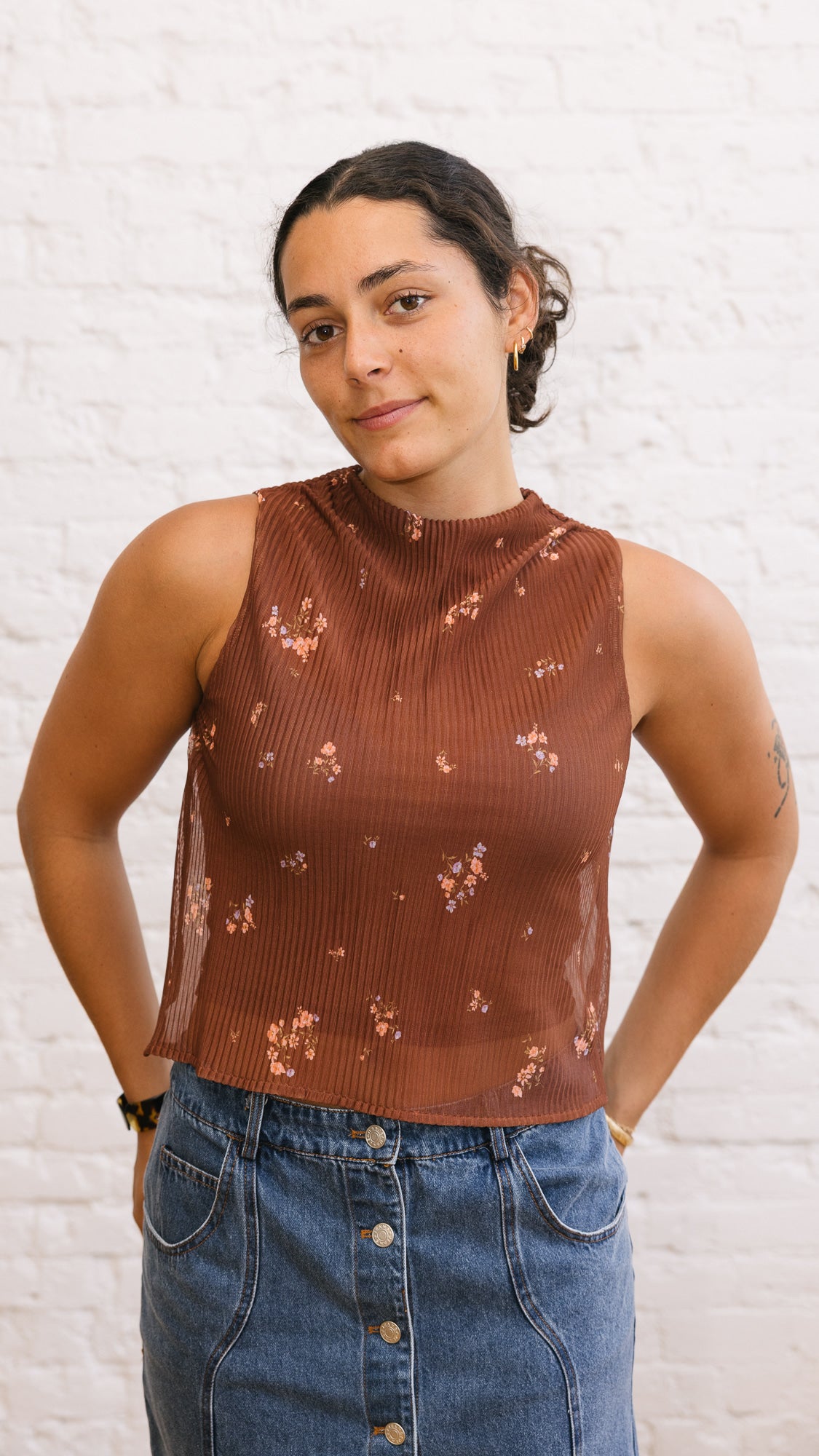 Last Dance High Neck Top