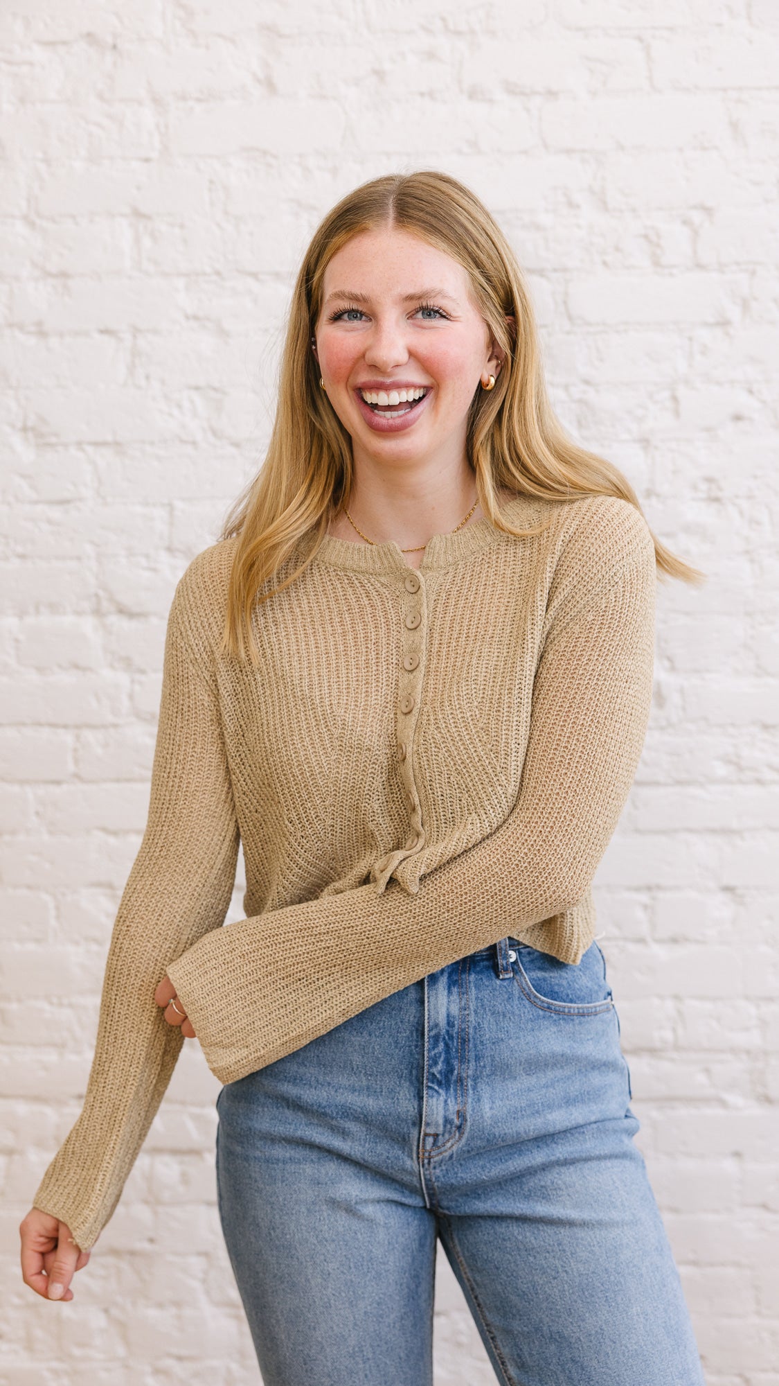 Spokane Cardigan Beige