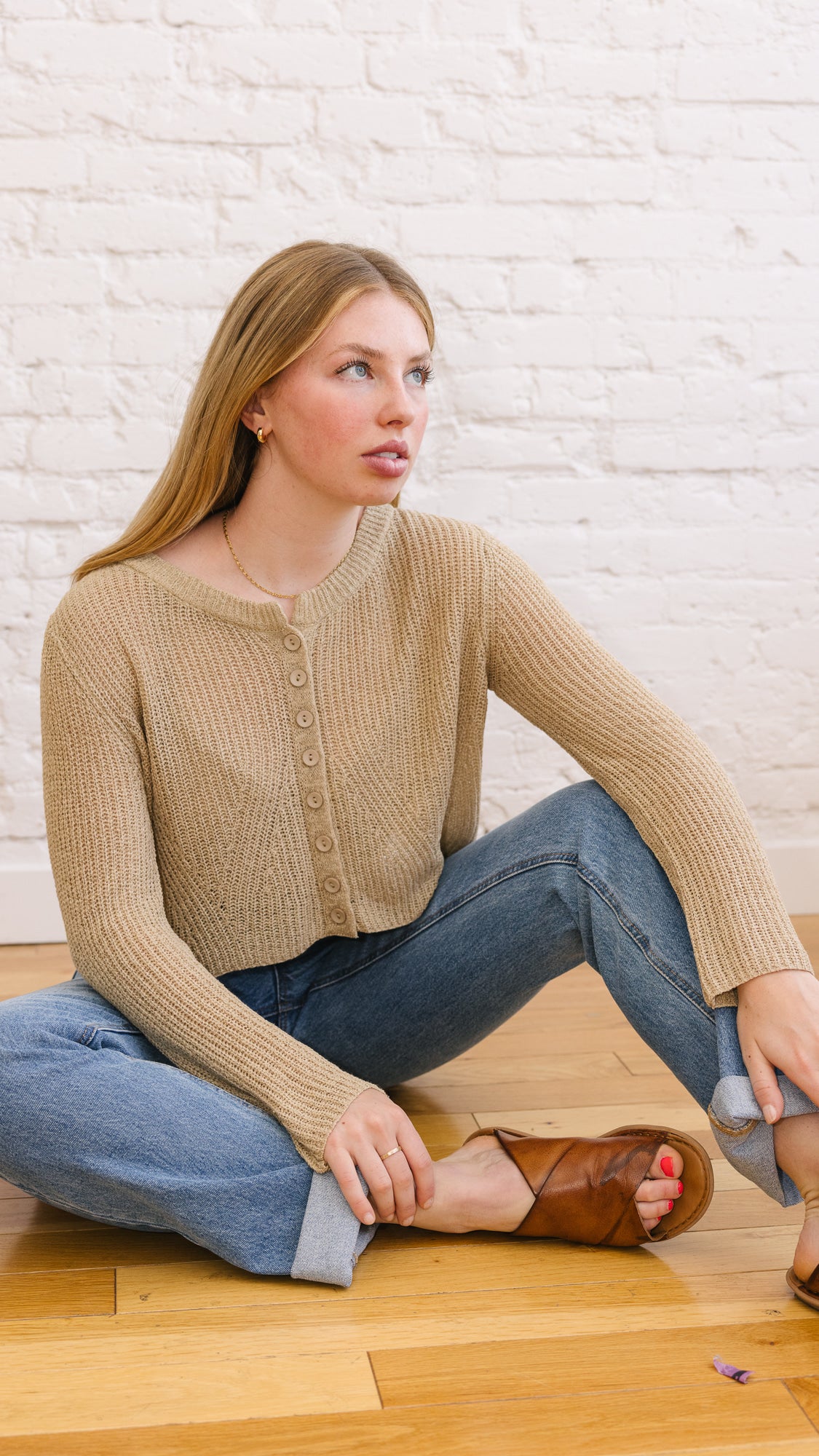 Spokane Cardigan Beige