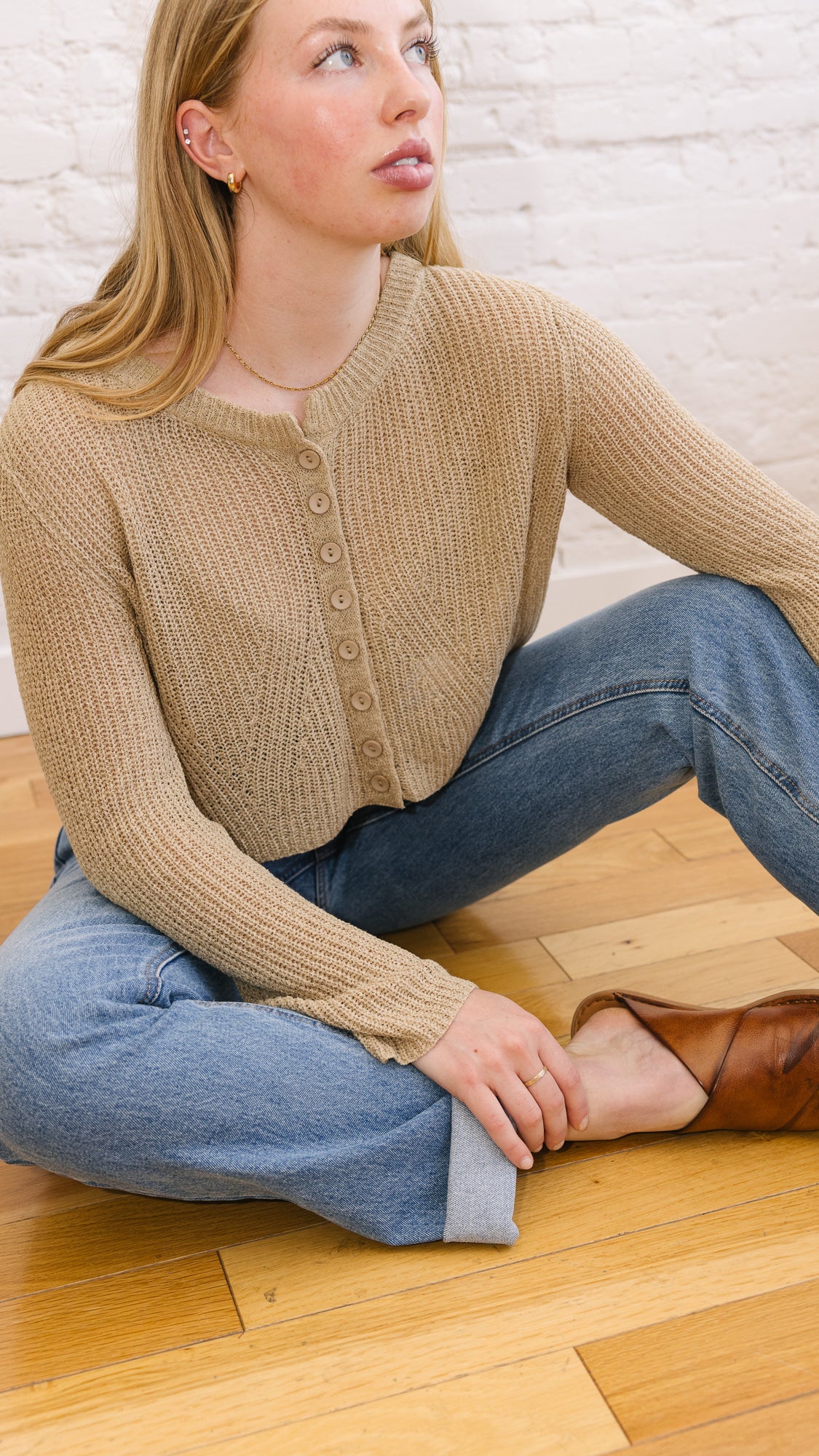 Spokane Cardigan Beige