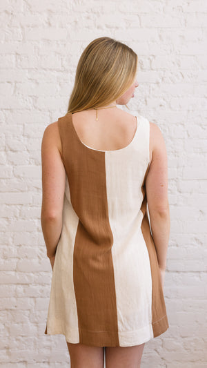 Mal Dress Camel