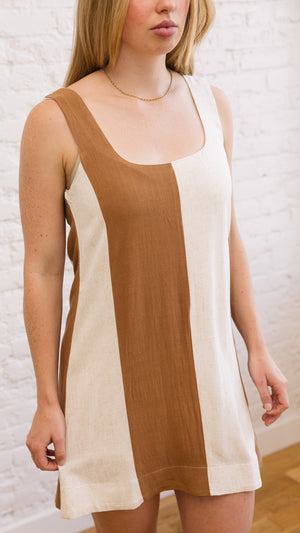 Mal Dress Camel