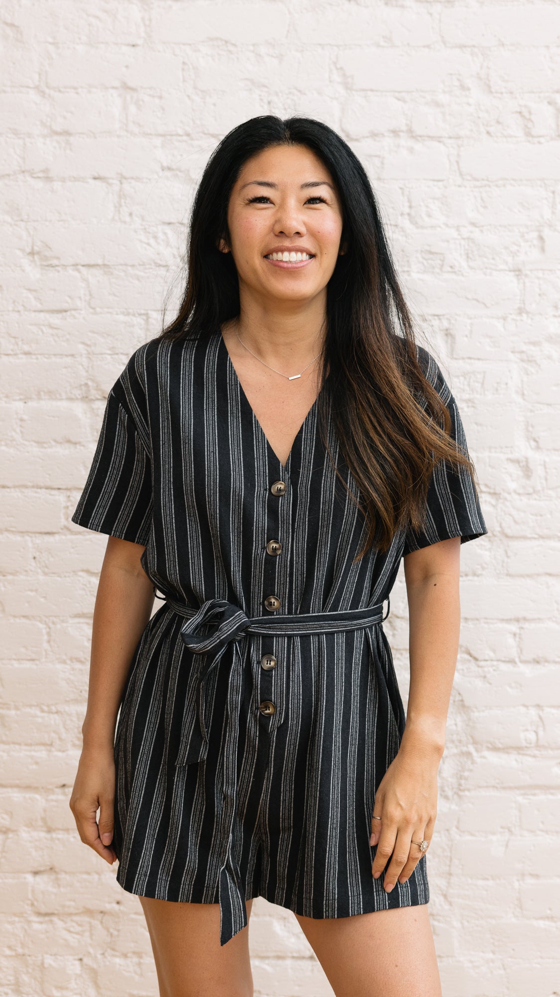 Jada Stripe Romper