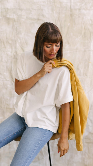 Lea Top Off White