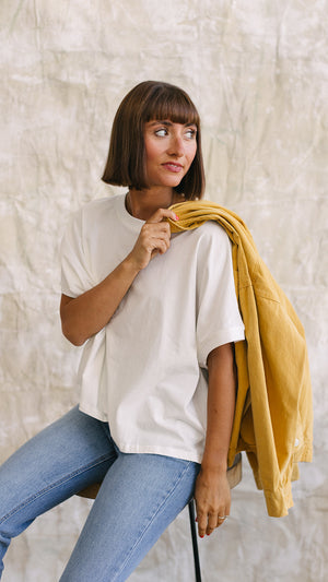 Lea Top Off White