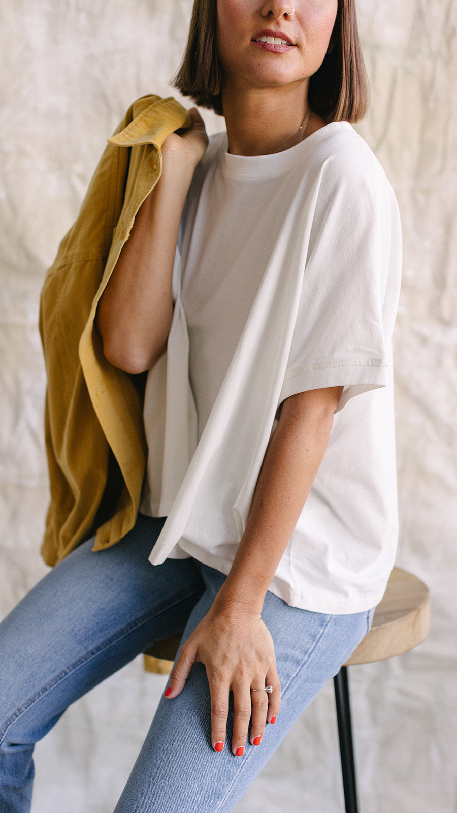 Lea Top Off White