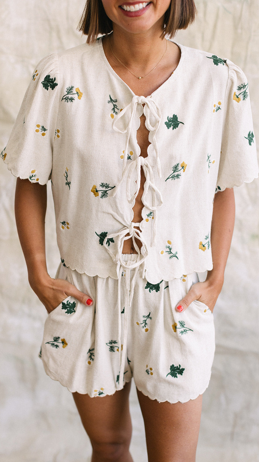 Market Linen Shorts