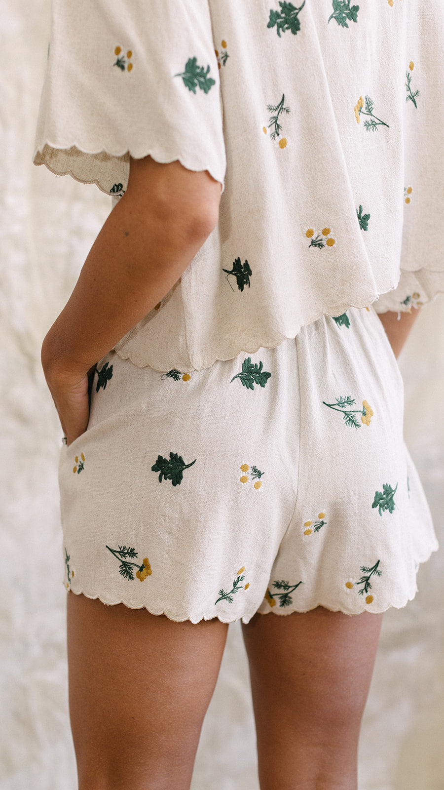 Market Linen Shorts