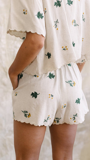 Market Linen Shorts