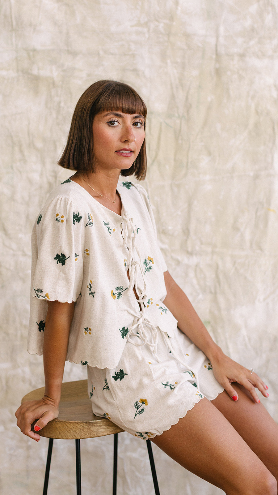 Market Linen Shorts