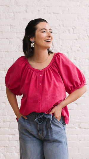 Bailey Blouse Cherry