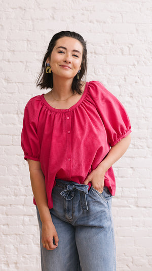 Bailey Blouse Cherry
