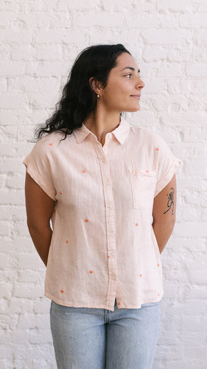 Jane Shirt Pink Hearts