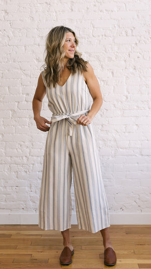 Allie Stripe Jumpsuit