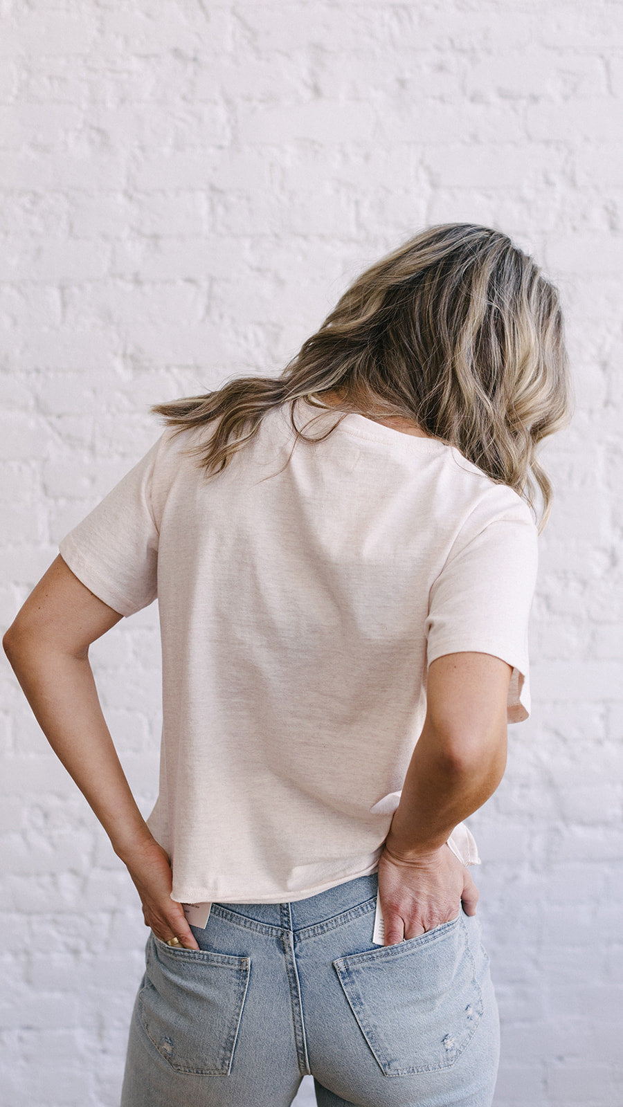 Katelin Tee Pink Oatmeal