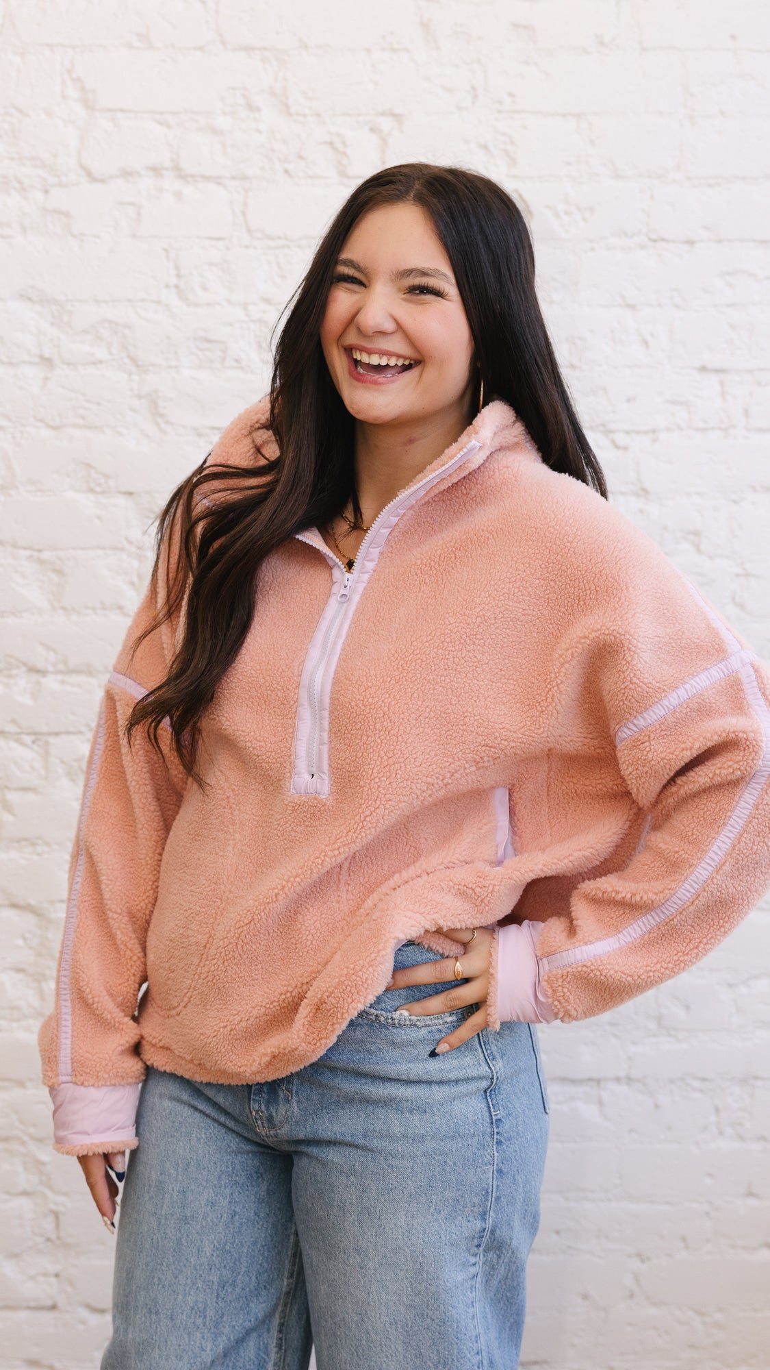 Felicity Pullover Mauve/Pink