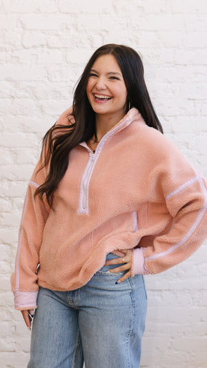 Felicity Pullover Mauve/Pink