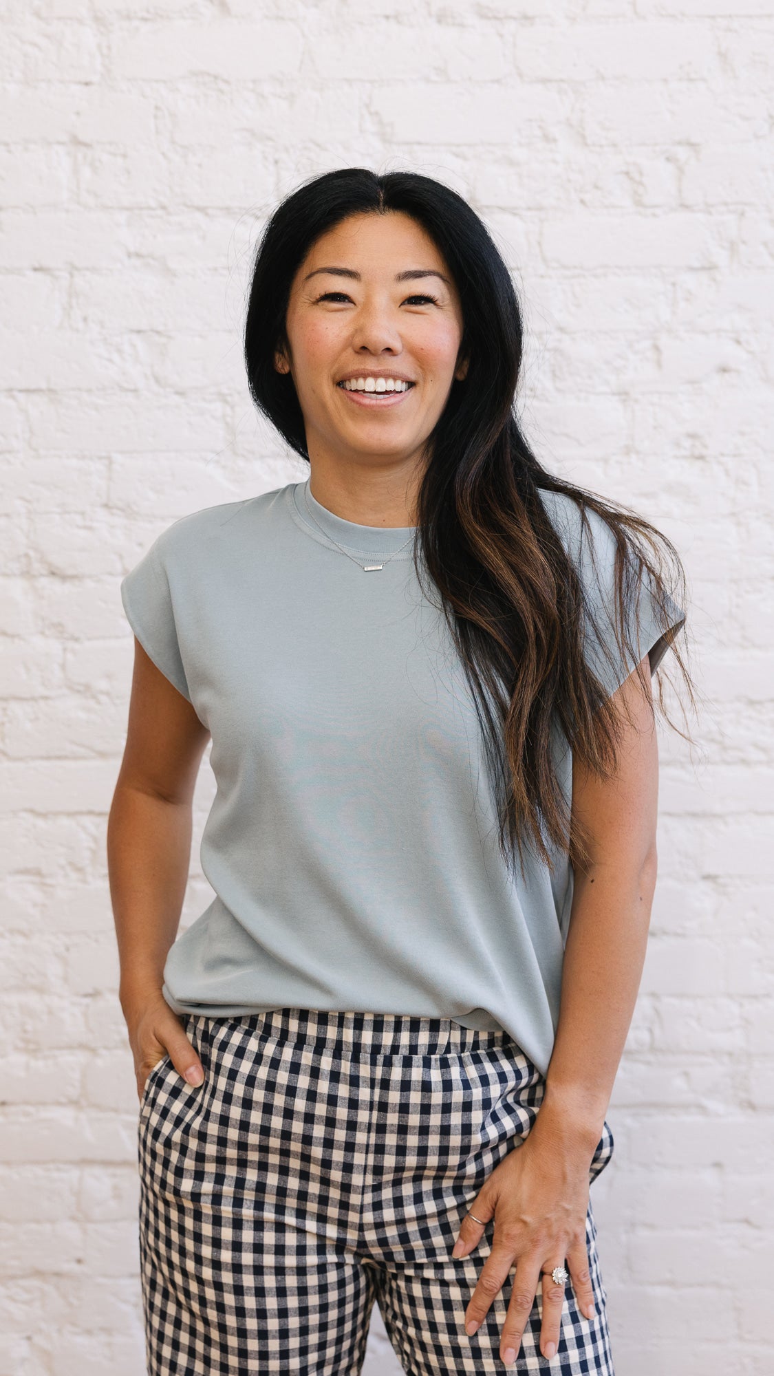 Bella Tee Dusty Blue