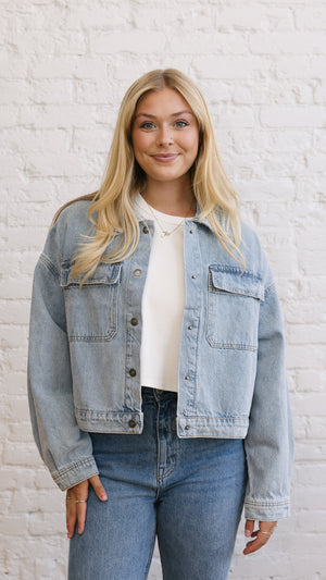 Joy Relaxed Denim Jacket