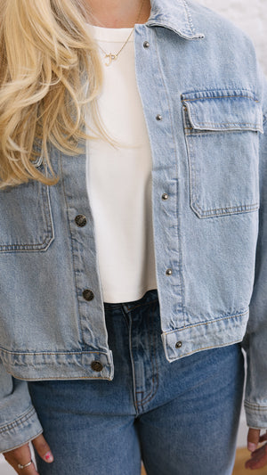 Joy Relaxed Denim Jacket