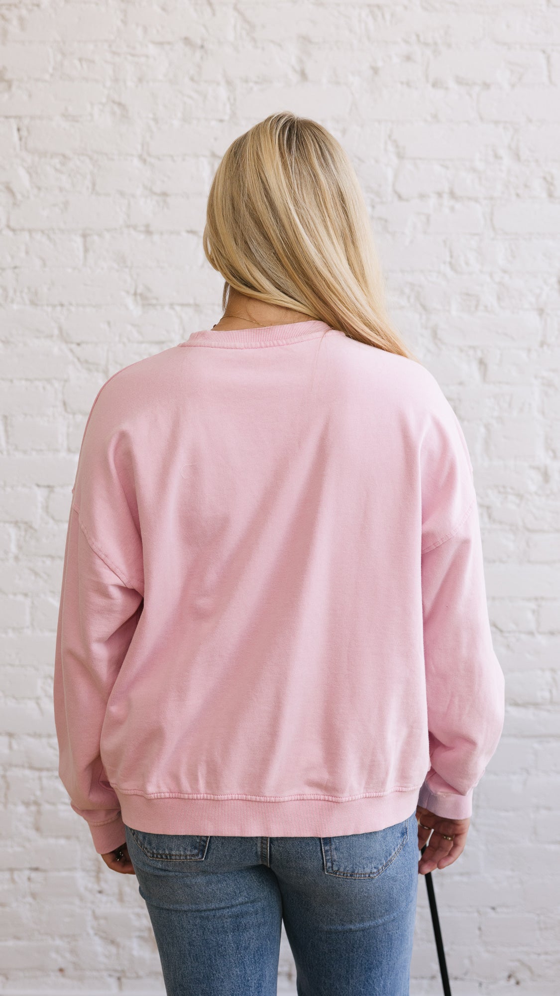 Pretty In Pink Terry Sweatshirt