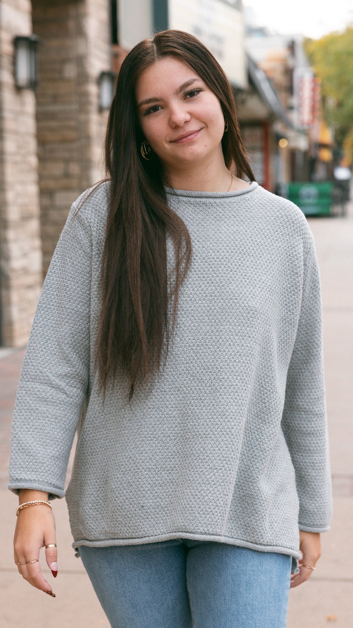 Linny Sweater Cement