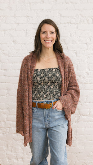 Corley Cardigan Clay
