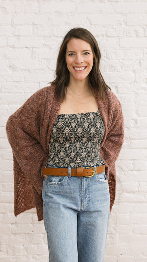Corley Cardigan Clay