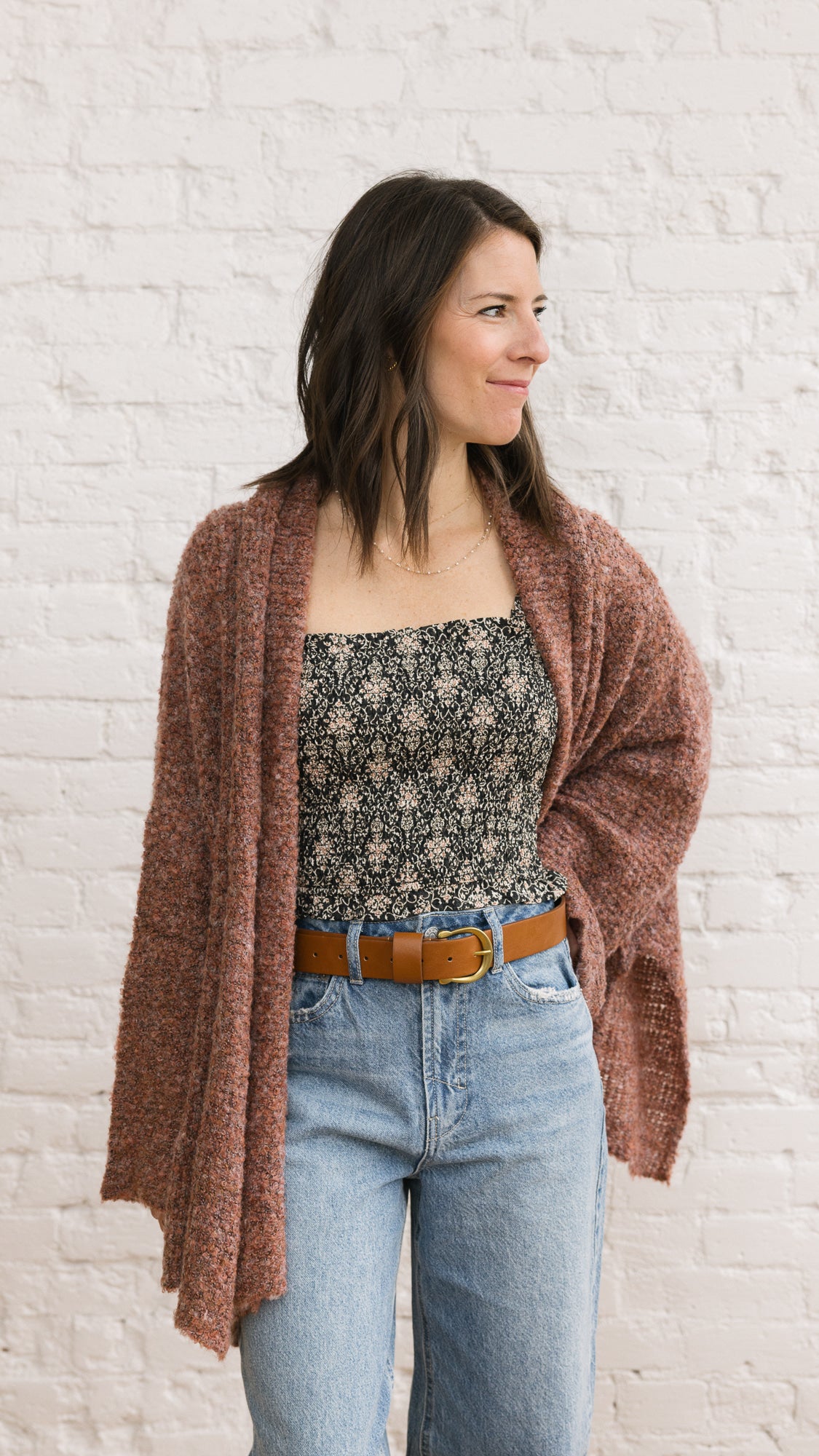 Corley Cardigan Clay