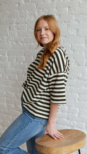 Audrey Striped Tee