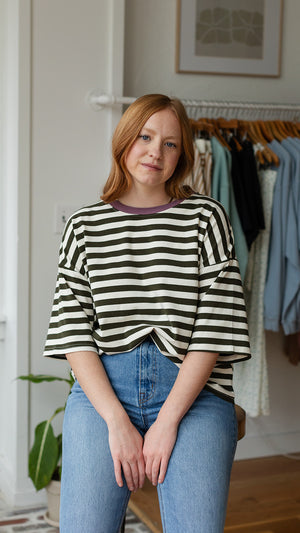 Audrey Striped Tee