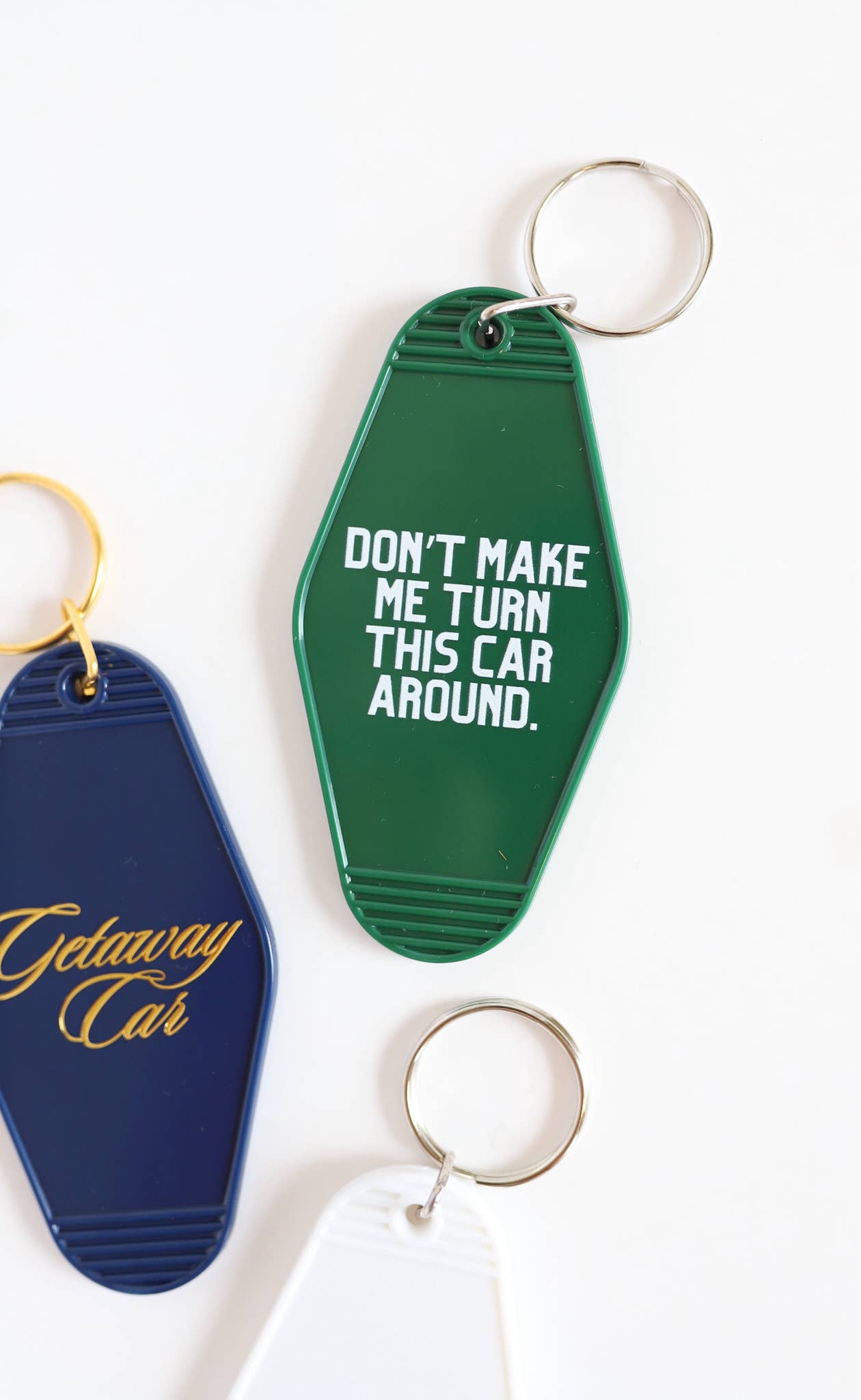Funny Dad Motel Keychain