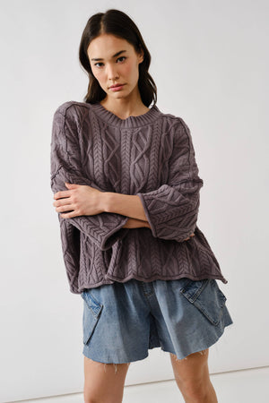 Walter cable sweater