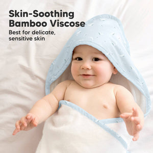 KeaBabies Luxe Baby Hooded Towel