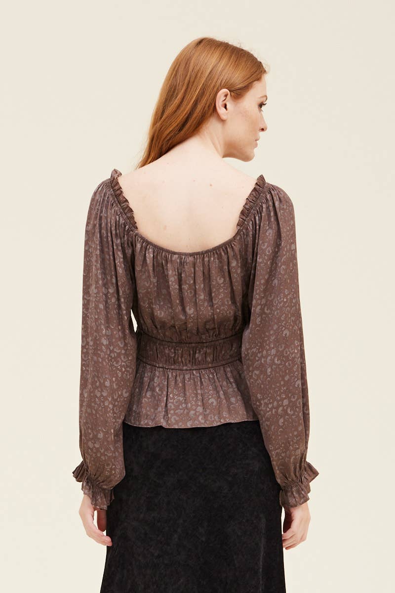 Lex Blouse Dusty Plum