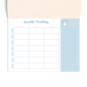 On the Menu Undated Weekly Meal Planner & Grocery List