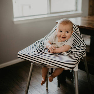 Multi-use Cover, Gray/White Stripes
