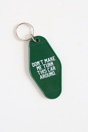 Funny Dad Motel Keychain