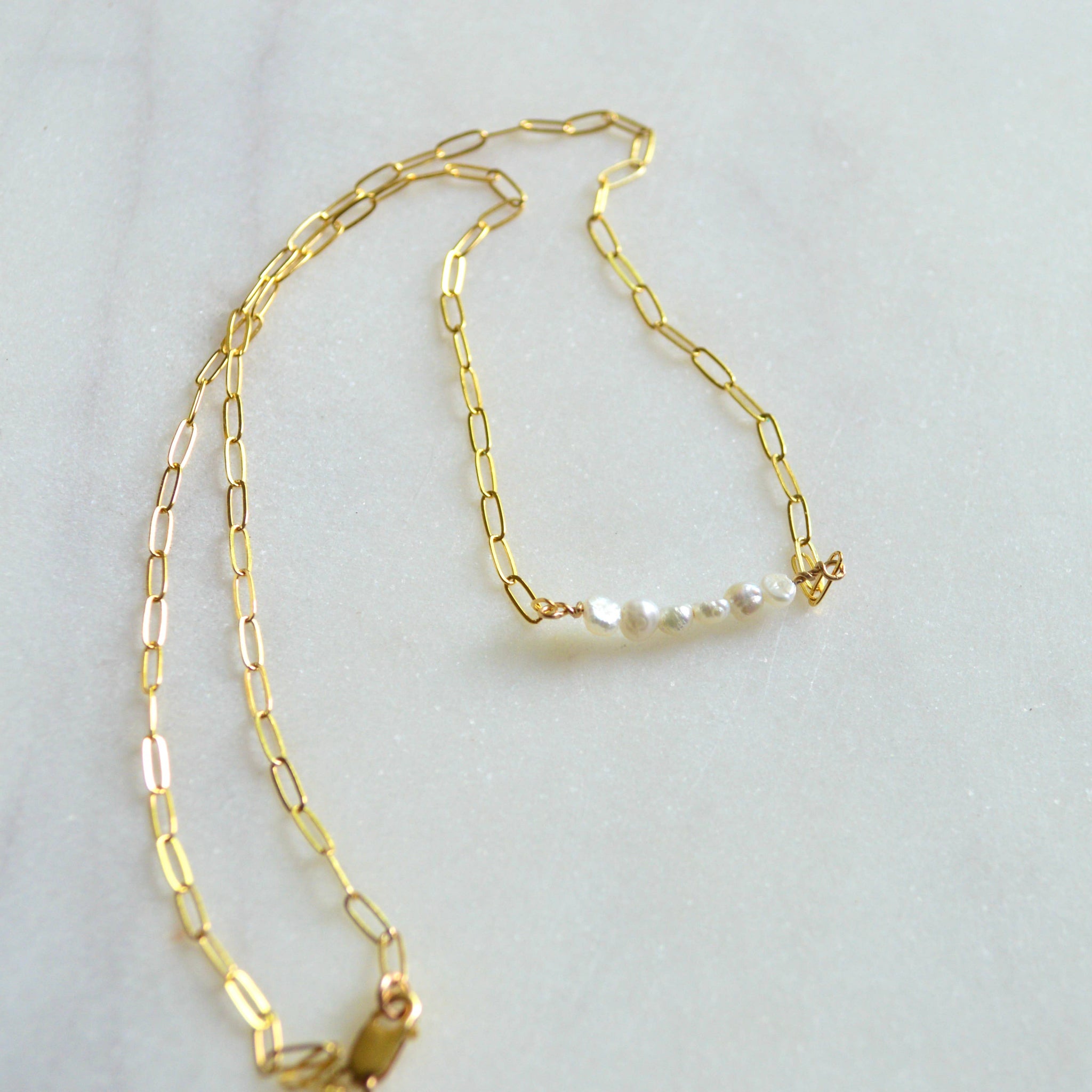 Tiny Freshwater Pearl Necklace