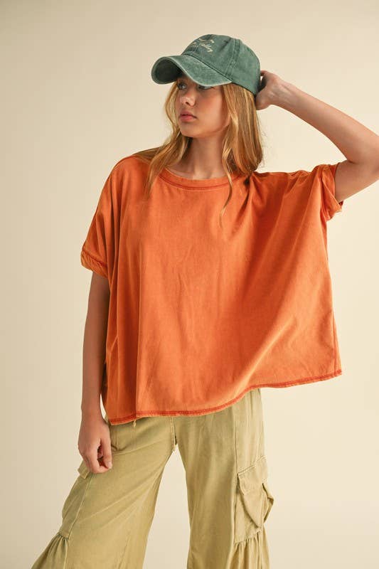 Candice Top Burnt Orange