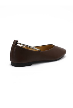Sola Ballet Flats Brown