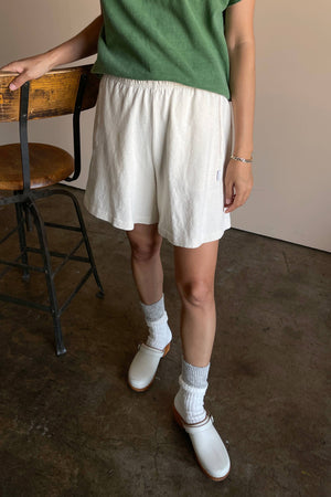 Flared Basketball Shorts Naturel
