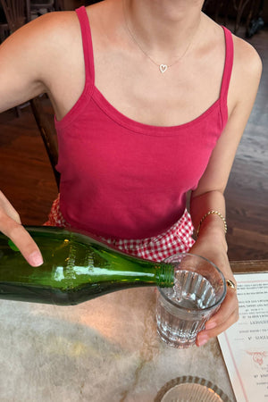 Organic Cotton Dana Cami Red Pepper